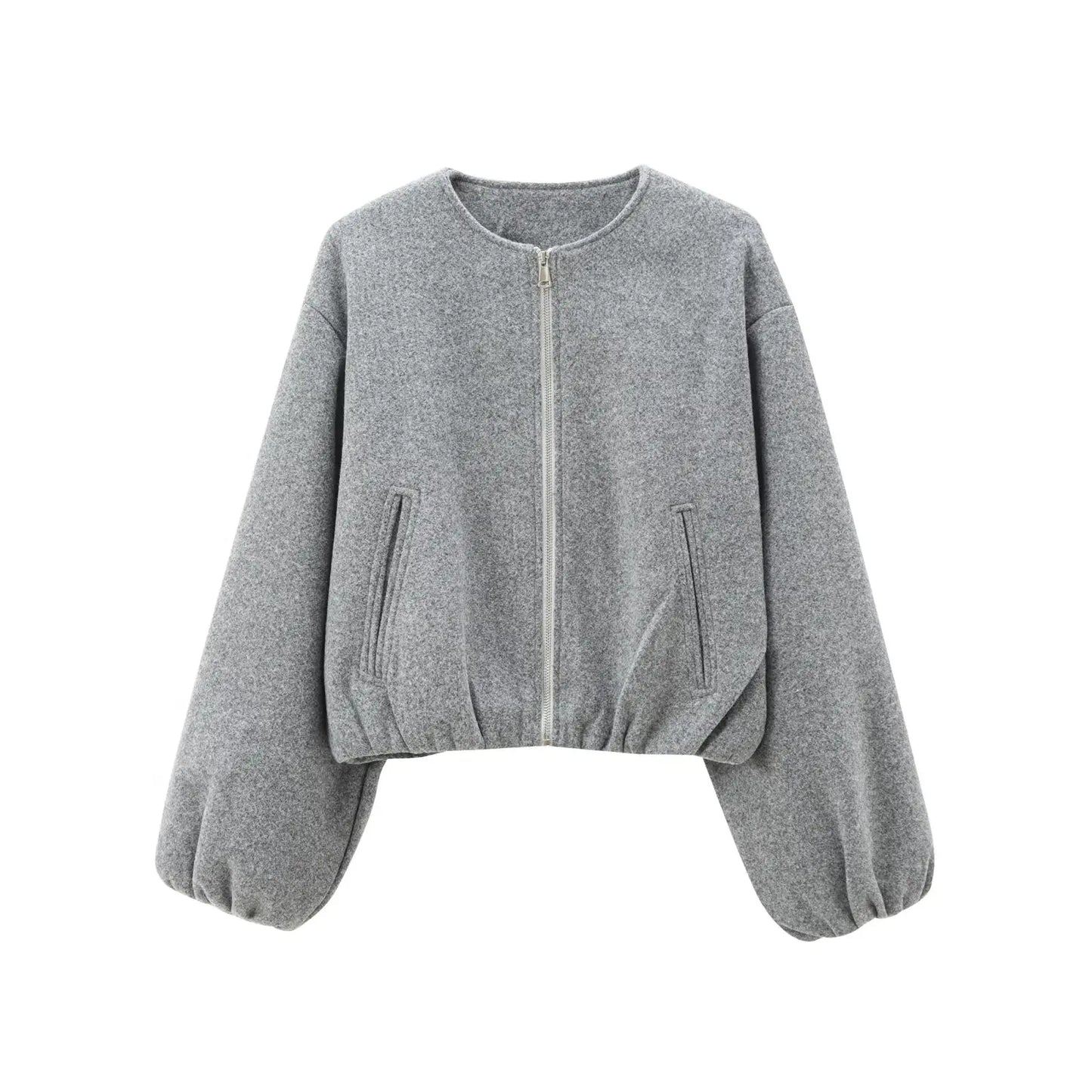 Chaqueta Bomber Roja Mujer | Corta con Cremallera Moda Deportiva Casual 2025