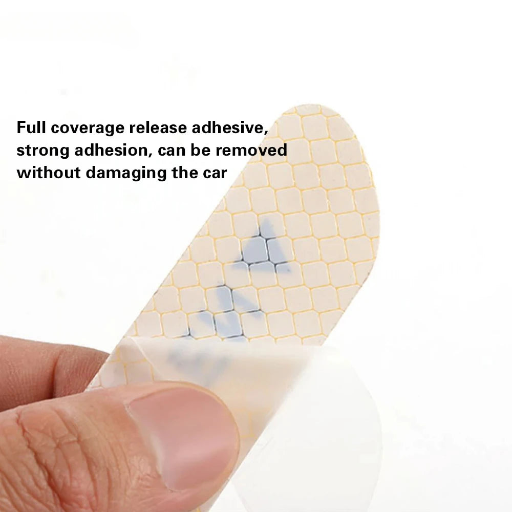 4PCS Stickers Reflectivos Puerta Auto – Cinta Advertencia Seguridad