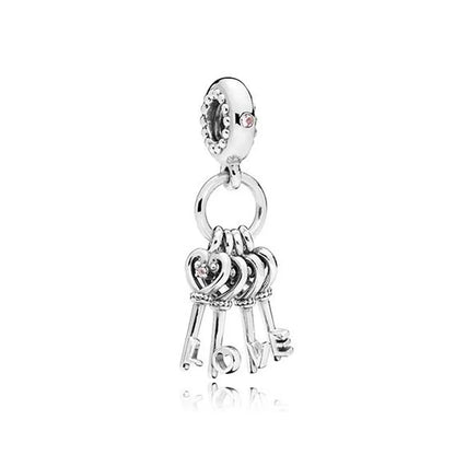 Charm Familia en Plata 925 – Abalorio Sparkling para Pulsera Original Mujer