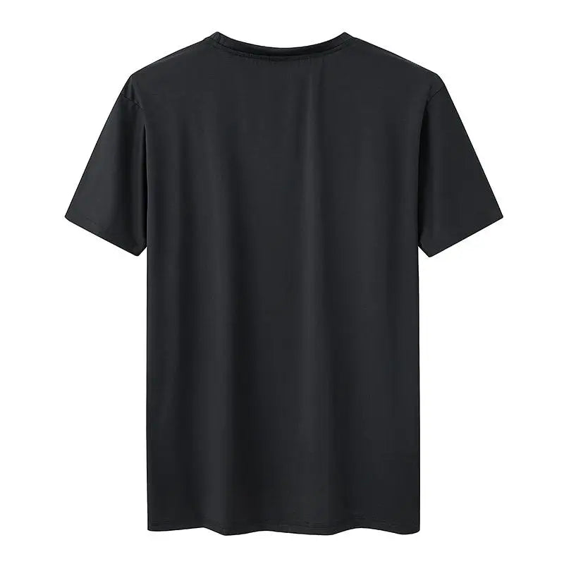 Camiseta Oversize Plus Size para Hombre – T-shirt 5XL-7XL, Transpirable Quick Dry, Fitness, Running, Manga Corta, Cuello Redondo