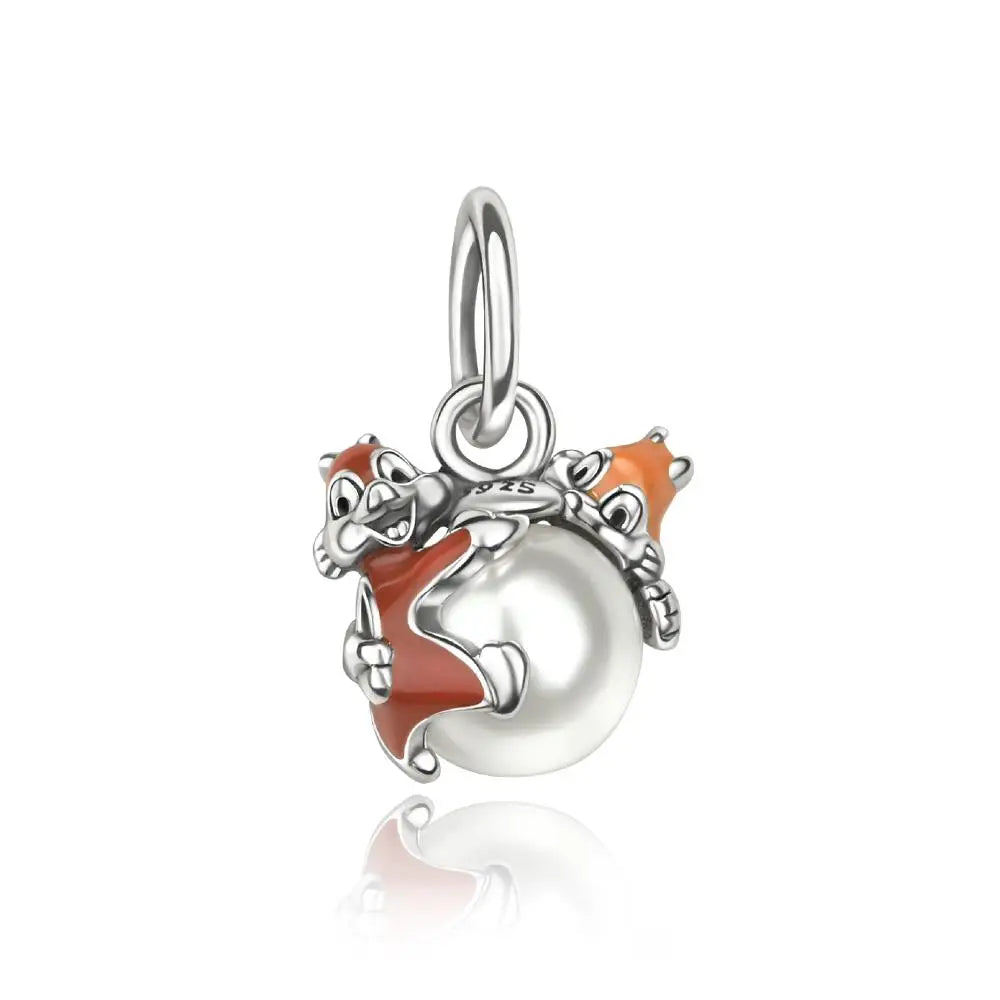 Collar, Aretes y Charm Disney Stitch | Compatible Pandora Pulsera Mujer DIY