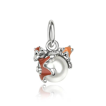 Collar, Aretes y Charm Disney Stitch | Compatible Pandora Pulsera Mujer DIY
