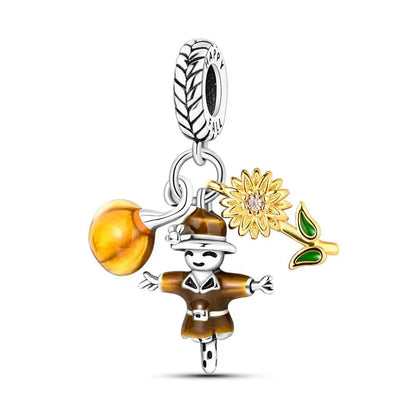 Charm hermana corazón en plata 925 – Compatible Pandora y pulseras 3mm, joyería DIY mujer