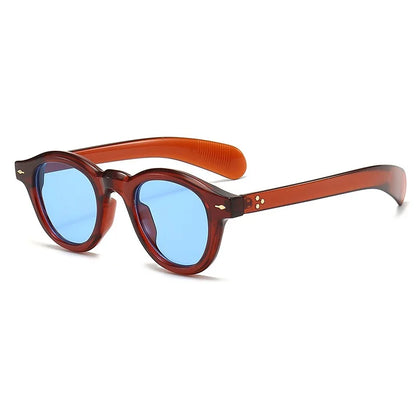 Gafas de Sol Redondas Pequeñas Retro | Lentes Ocean UV400 Estilo Punk Unisex