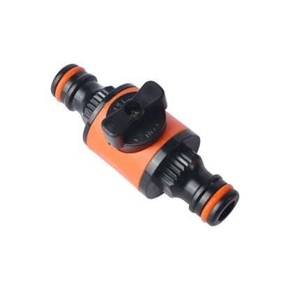 2PCS Válvulas de Cierre para Manguera de Jardín | Conector de Tubería con Interruptor para Riego e Irrigación