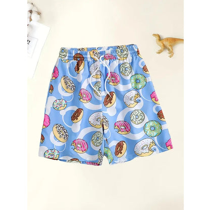 Shorts Harajuku Ice Cream para Hombre y Mujer – Pantalones Deportivos 3D, Gym, Fitness, Secado Rápido, Verano y Vacaciones