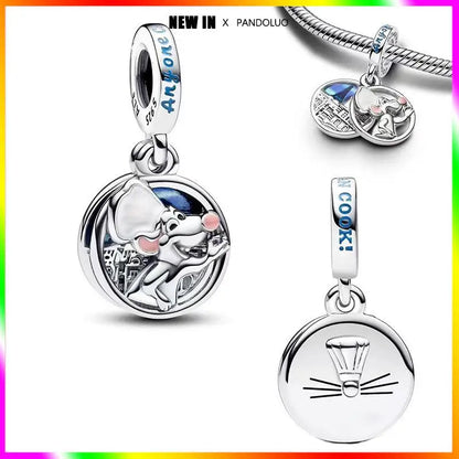 Charm Marvel Disney en Plata 925 – Abalorios Captain America, Wolverine y Deadpool para Pulsera Original Mujer