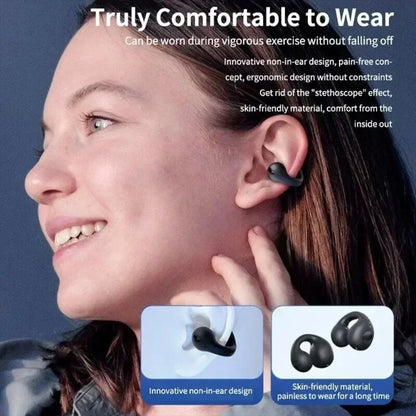 Audífonos Conducción Ósea T75 – Bluetooth 5.3 Inalámbricos, HiFi, Deportivos e Impermeables