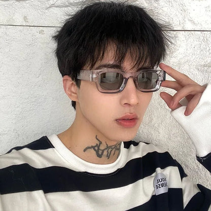 Gafas de Sol Rectangulares Pequeñas Mujer/Hombre | Estilo Vintage de Lujo UV400