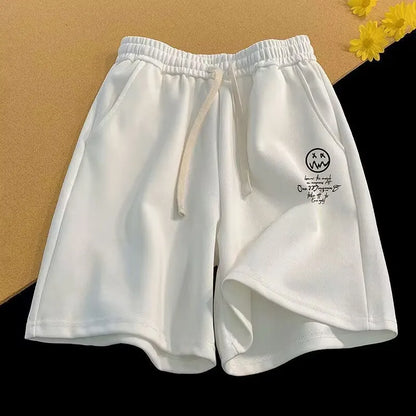 Shorts Hombre 2025 | Pantalones Cortos Oversize de Pierna Ancha y Estilo Deportivo