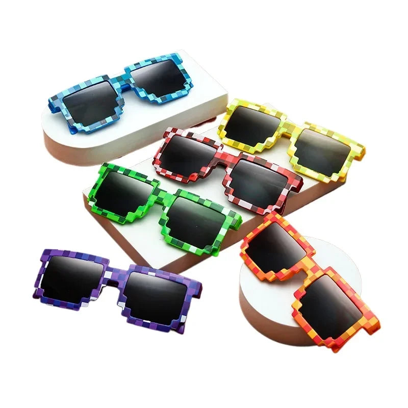 Gafas de Sol Pixeladas 2025 | Creeper Sunglasses Retro Gaming Unisex Fiesta y Moda