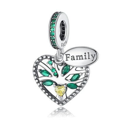 Charm Árbol de la Vida en Plata 925 – Abalorio Familia y Amigos para Pulseras Originales Mujer