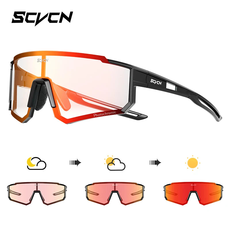 Gafas de Ciclismo SCVCN | Gafas Deportivas MTB, Running, Pesca, Escalada | Protección UV400 Unisex