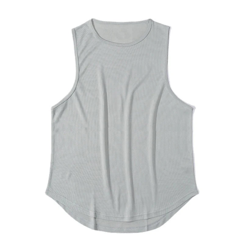 Tank Top Deportivo de Hombre – Camiseta sin Mangas de Gym, Fitness y Baloncesto, Transpirable y Secado Rápido