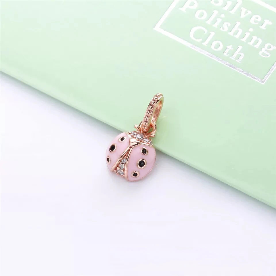 Charm Abalorios Dorados y Rosados para Pulseras Originales Mujer