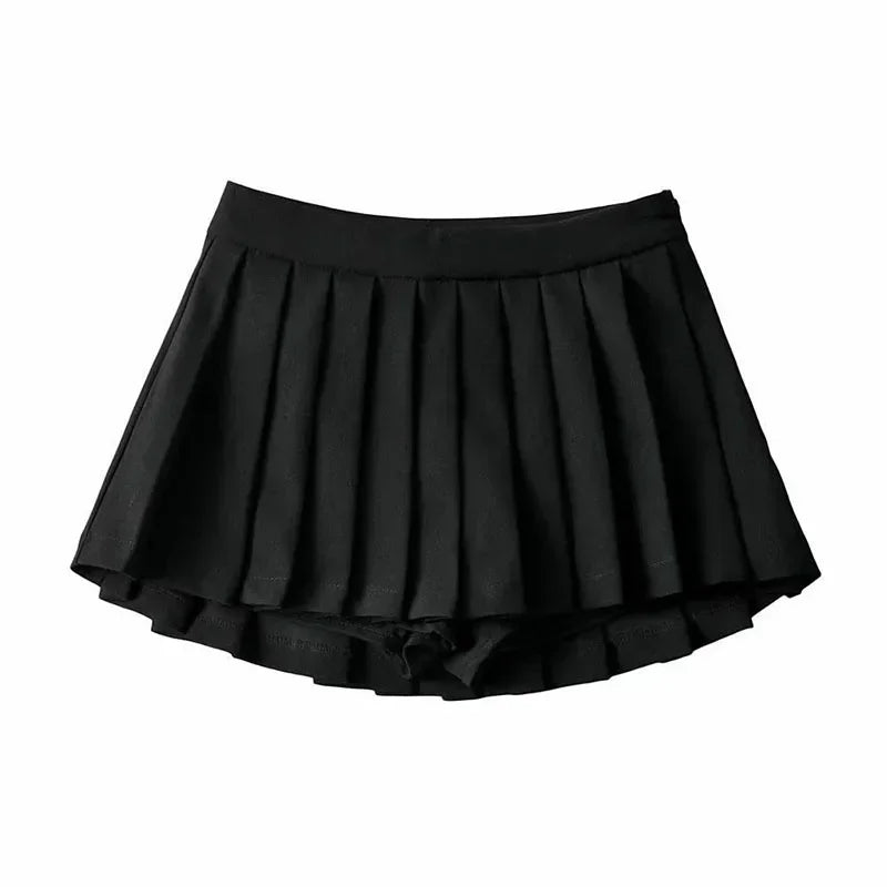 Falda Mini Plisada Mujer 2024 | Falda de Tenis Vintage Cintura Alta
