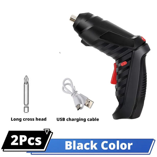Set de Herramientas Eléctricas 4.2V | Taladro Atornillador Inalámbrico con Batería de Litio y Accesorios