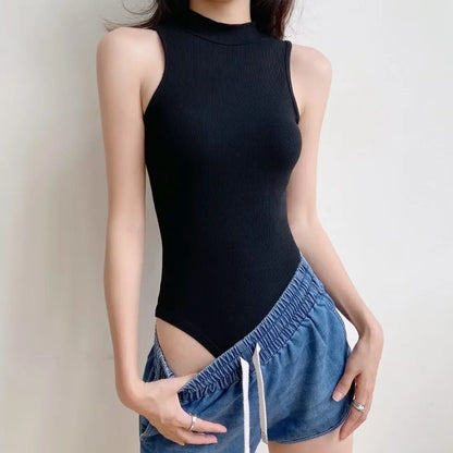 Body Sexy | Enterizo Sin Espalda Acanalado Mujer 2025