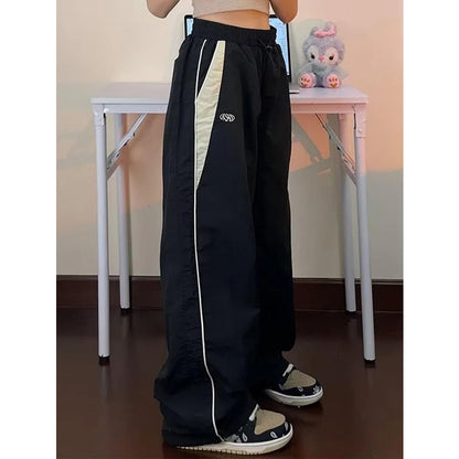 Pantalones Cargo Holgados Mujer | Pantalón Oversize Harajuku Streetwear Hip Hop Wide Leg Y2K