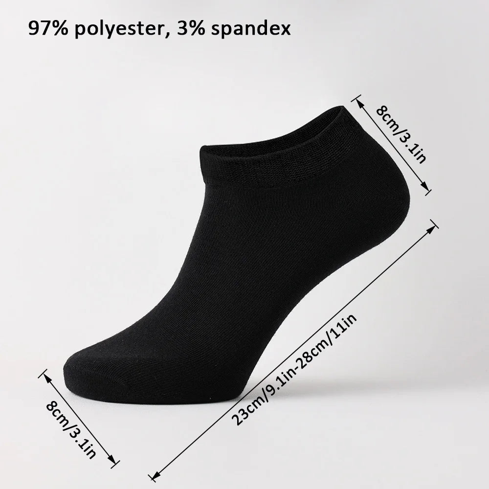 Calcetines Invisibles Unisex | 5/7/10 Pares Antideslizantes y Transpirables para Hombres y Mujeres – Tobilleros de Verano, Anti-olor