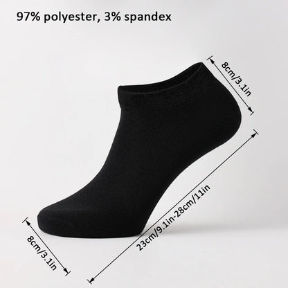 Calcetines Invisibles Unisex | 5/7/10 Pares Antideslizantes y Transpirables para Hombres y Mujeres – Tobilleros de Verano, Anti-olor