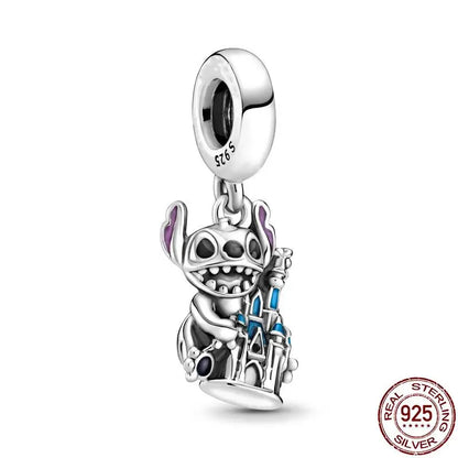 Charm Star Wars Mandalorian en Plata 925 – Abalorio Yoda y Casco Mandalorian para Pulsera Original Mujer