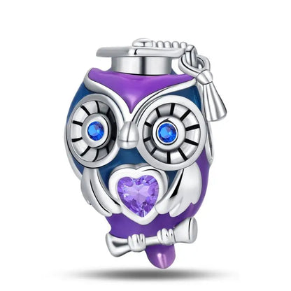 Charm Birrete de Graduación Plata 925 | Compatible Pandora Original