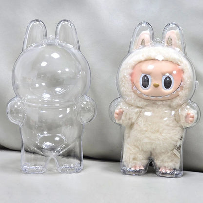 PopMart Monster Labubu V1 V2 | Ropa Protectora Transparente para Muñecos | Accesorios de Fiesta