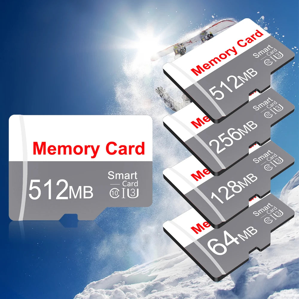 Memory Card TF – 64MB 128MB 256MB 512MB | Tarjeta de Memoria Alta Velocidad Class 10 para Cámaras y CCTV