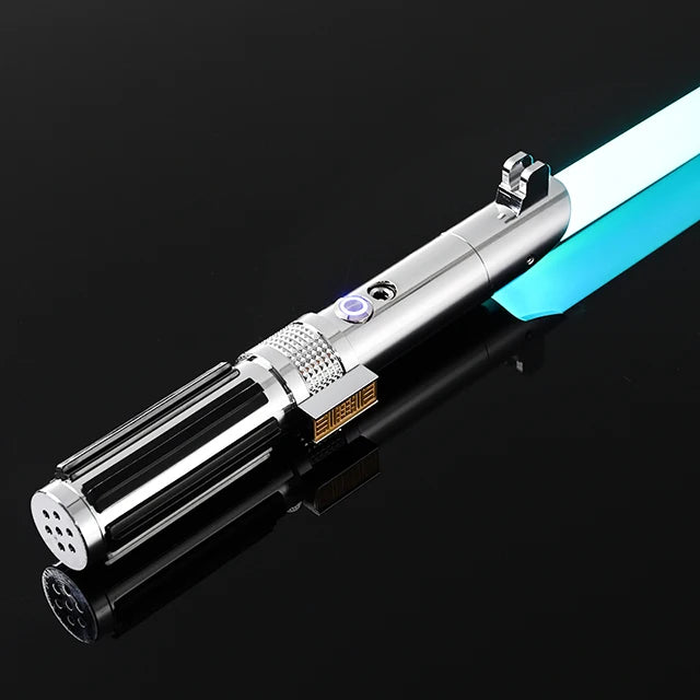 RGB Metal Lightsaber Dueling Smooth Swing Laser Sword Sabre De Luz 16 Color Changing 16 Sounds FOC Rave Flashing Toy