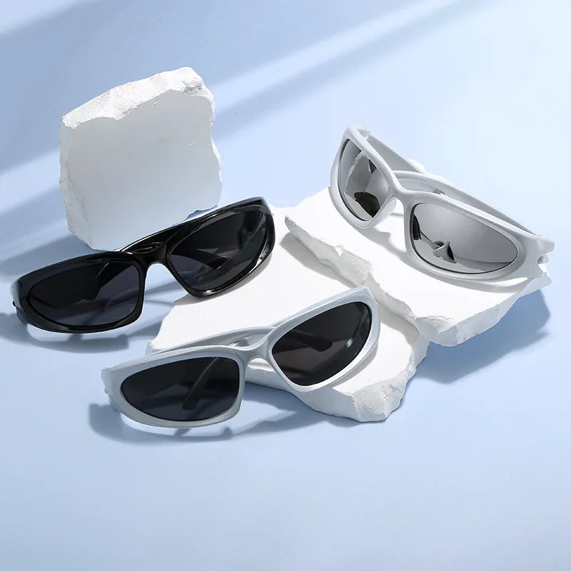 Gafas de Sol Y2K Ovaladas | Estilo Punk Retro Unisex UV400 Mujer & Hombre