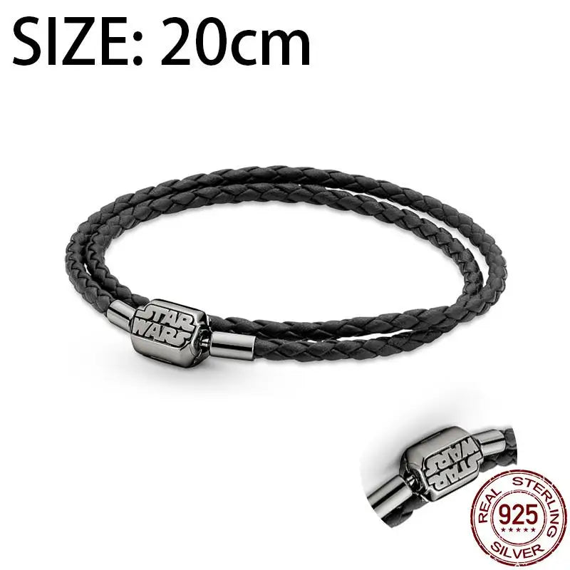 Charm Star Wars Mandalorian en Plata 925 – Abalorio Yoda y Casco Mandalorian para Pulsera Original Mujer