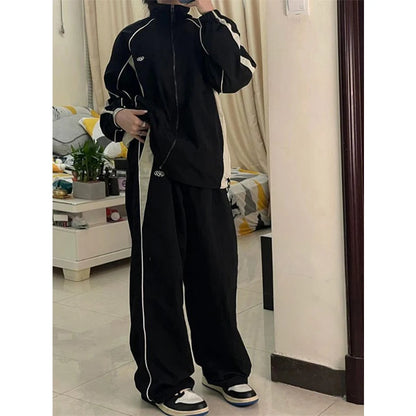 Pantalones Cargo Holgados Mujer | Pantalón Oversize Harajuku Streetwear Hip Hop Wide Leg Y2K