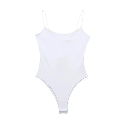 Body Mujer TRAF 2024 Sexy | Espalda Descubierta Blanco/Negro