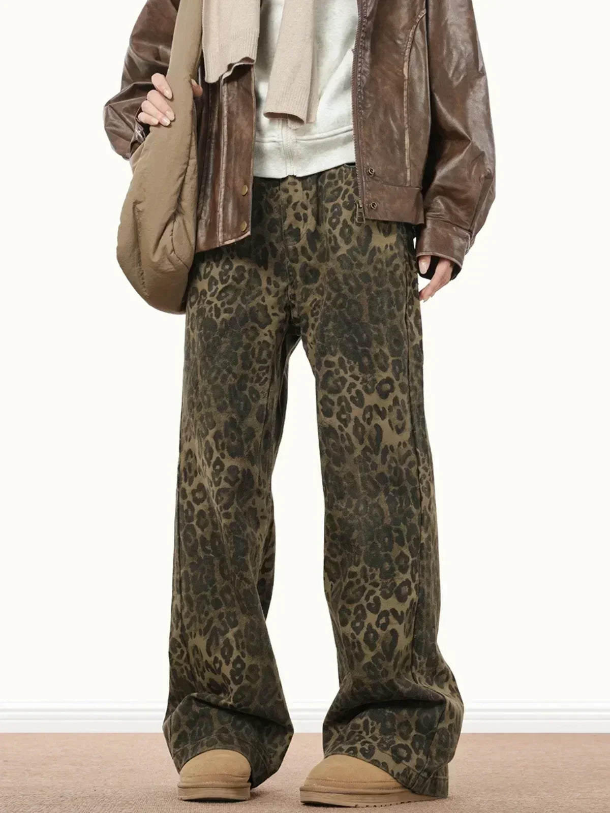 Jeans Oversize Camuflados Y2K | Pantalón Vaquero Recto Harajuku Hip Hop Streetwear