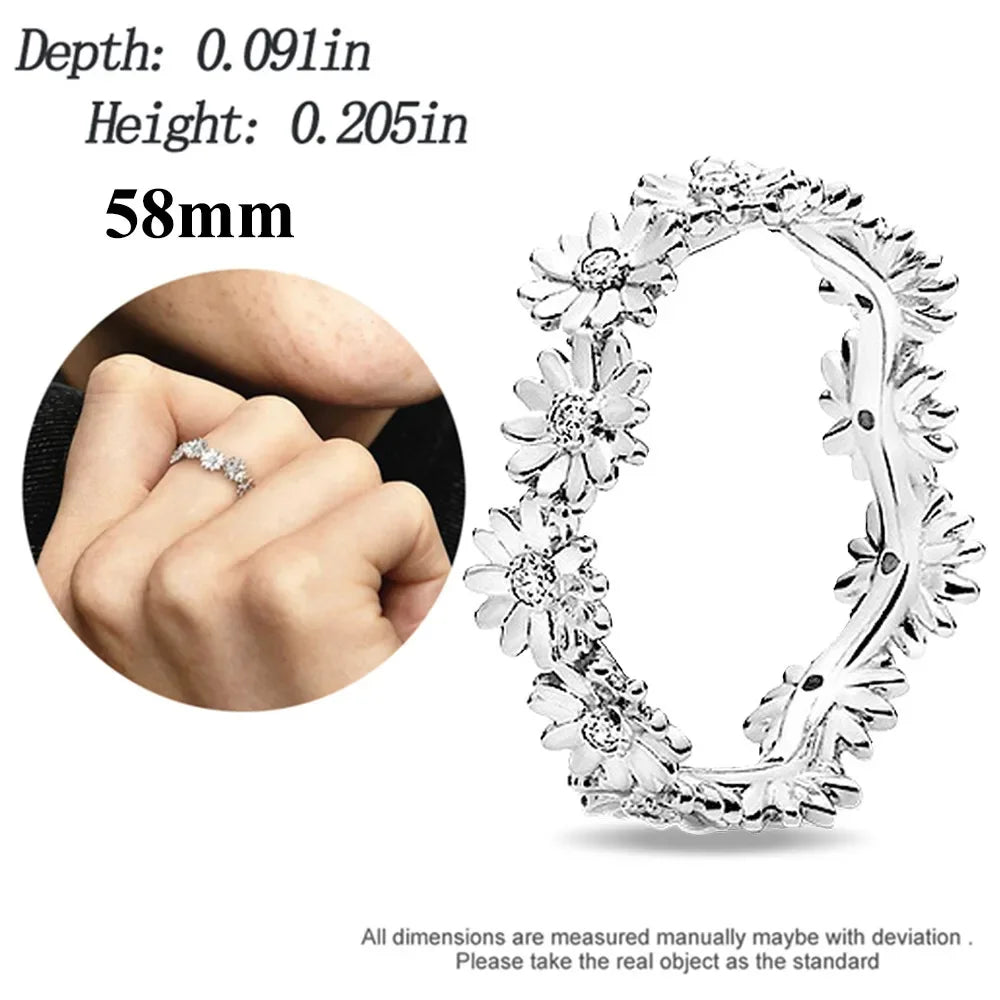 Anillo Flor de Cerezo Rosa en Plata 925 – para Pulseras Originales Mujer