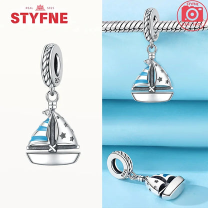 Charm Astronauta de Plata 925 con Estrella Brillante | Dijes de Joyería Fina para Mujer