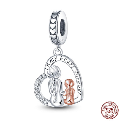 925 Sterling Silver Chameleon Luminous Firefly Butterfly Charms Beads Fit Qikaola 925 Original Bracelets Fine DIY Jewelry Making
