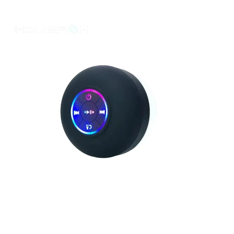 Mini Altavoz Bluetooth Portátil Impermeable con Ventosa | Parlante Estéreo Inalámbrico IPX4 para Baño, Ducha, Cocina y Deporte
