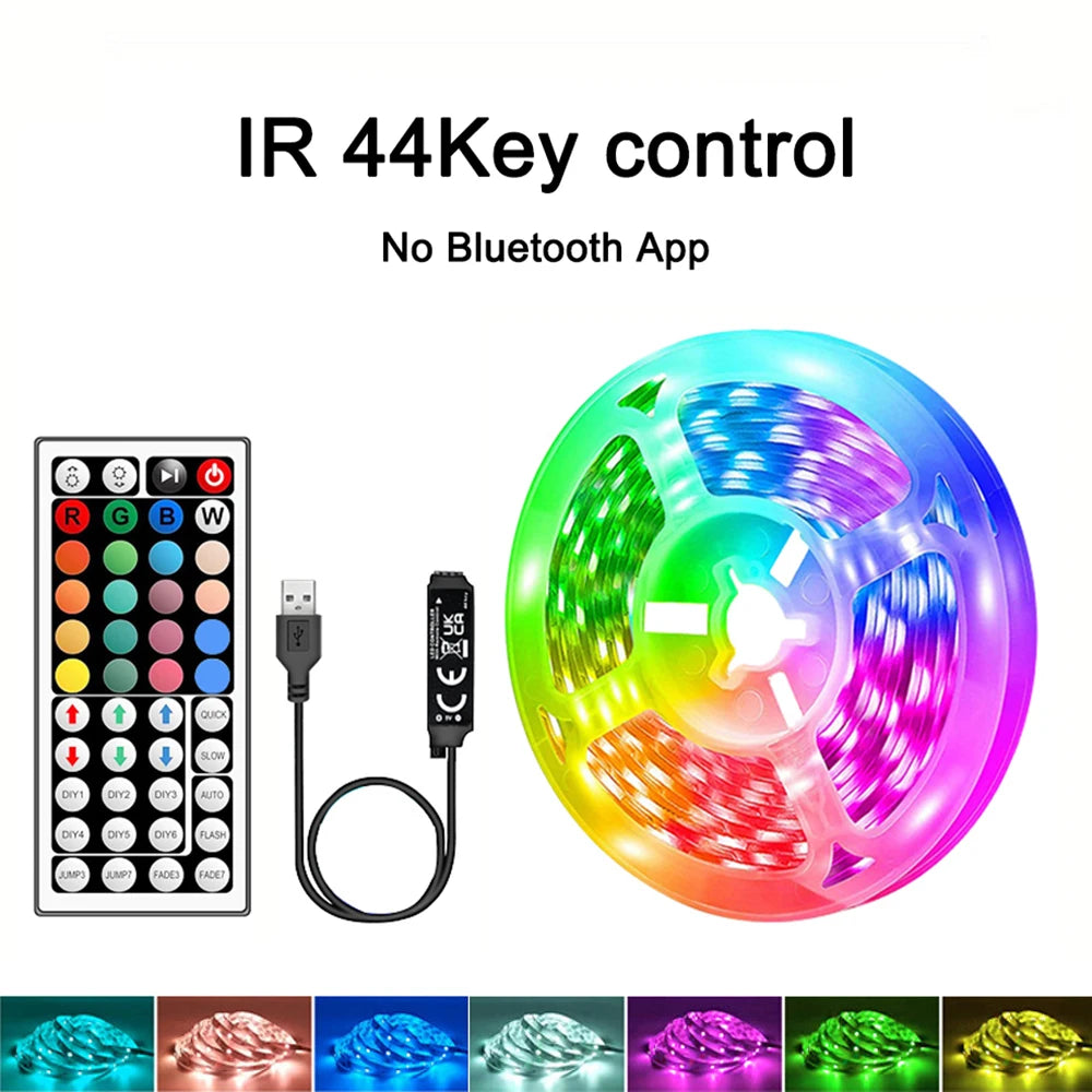 Tira LED 40M RGB con Control por APP y Mando | USB 5V | Luces Musicales con Sincronización al Ritmo | Decoración para Habitación y TV