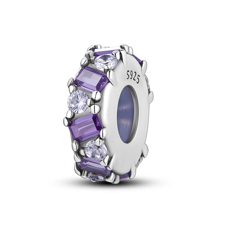 Charm de Plata 925 con Mariposa y Dragón – Abalorio Colorido con Zirconia Arcoíris para Pulseras DIY