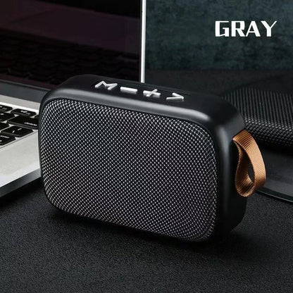 Soundbar Bluetooth 5.0 Portátil – Parlante Inalámbrico HiFi con Subwoofer, Batería 500mAh y Reproductor TF/USB