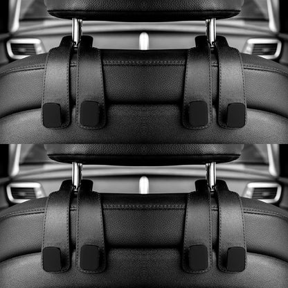 Ganchos ReposaCabezas para Coche – Organizador de Asiento Trasero | Soporte para Bolsos, Mochilas y Compras