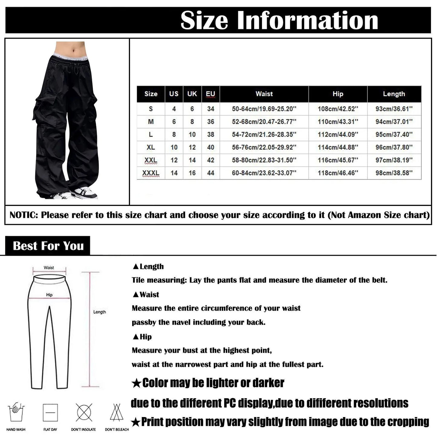 Pantalones Rectos Harajuku Mujer | Streetwear Negro Multi-Bolsillos Cintura Alta Pierna Ancha