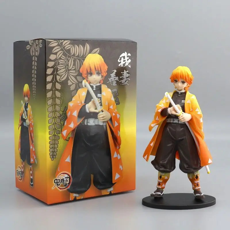 Figura Demon Slayer Anime – Kamado Tanjirou, Zenitsu y Nezuko | Figuras PVC Kimetsu no Yaiba Coleccionables