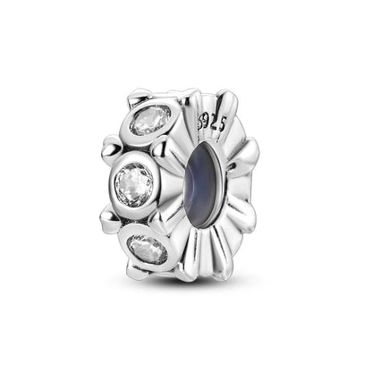 Charm de Plata 925 con Mariposa y Dragón – Abalorio Colorido con Zirconia Arcoíris para Pulseras DIY