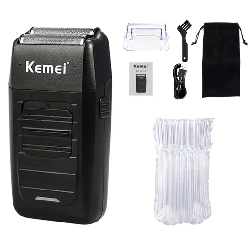 Kemei KM-2296 KM-2299 KM-1102 Cortapelos Profesional Hombre | Máquina Eléctrica Recargable de Corte y Afeitado