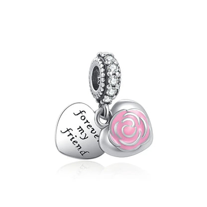 Charm Familia en Plata 925 – Abalorio Sparkling para Pulsera Original Mujer
