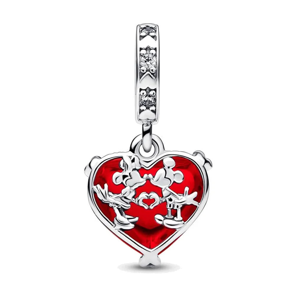 Charm Disney 100º Aniversario Mickey Mouse – Abalorios Princesa y Calabaza para Pulseras Originales Mujer
