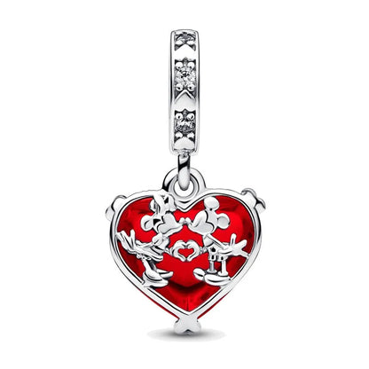 Charm Disney 100º Aniversario Mickey Mouse – Abalorios Princesa y Calabaza para Pulseras Originales Mujer